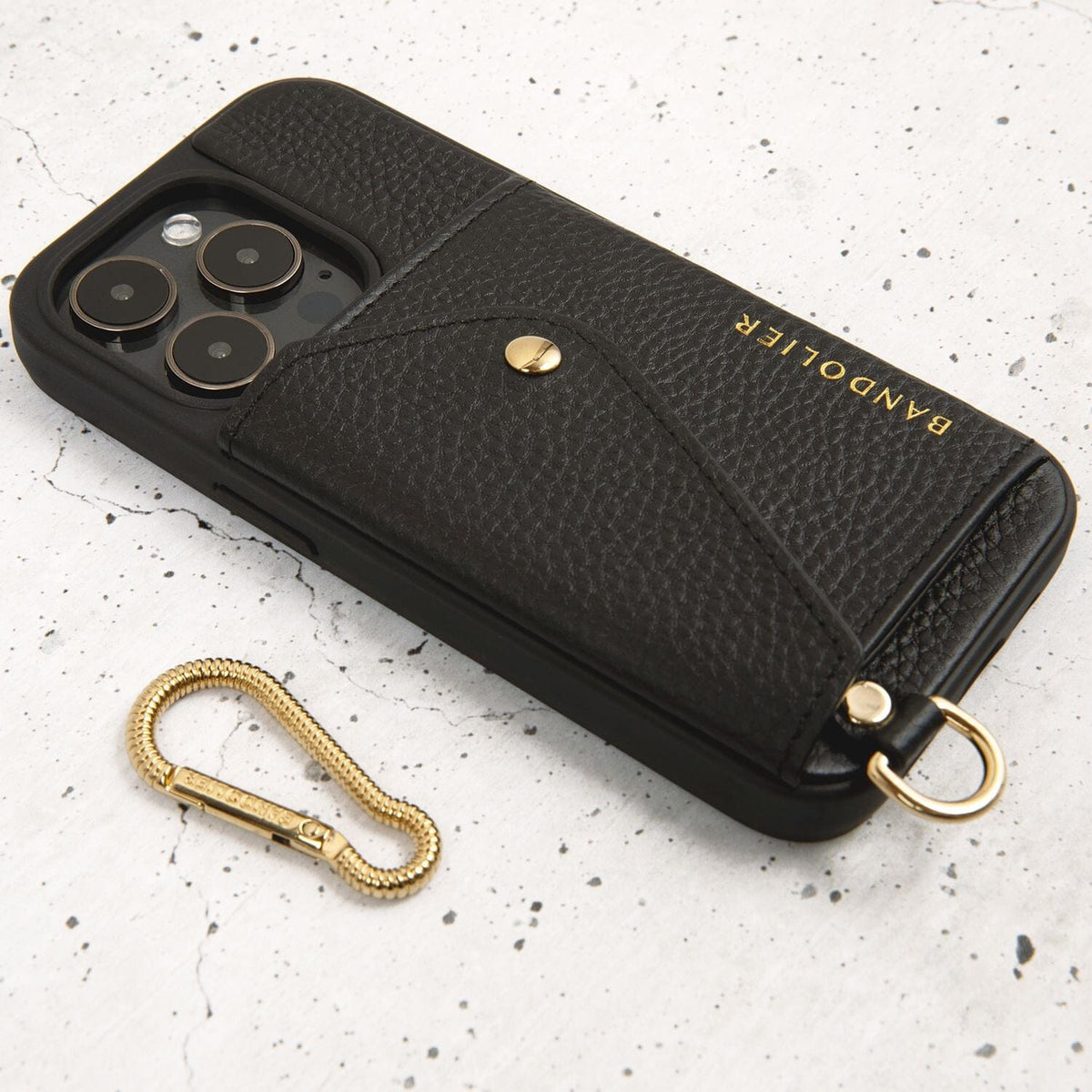 Ryder Carabiner with AirPod - Black/Gold