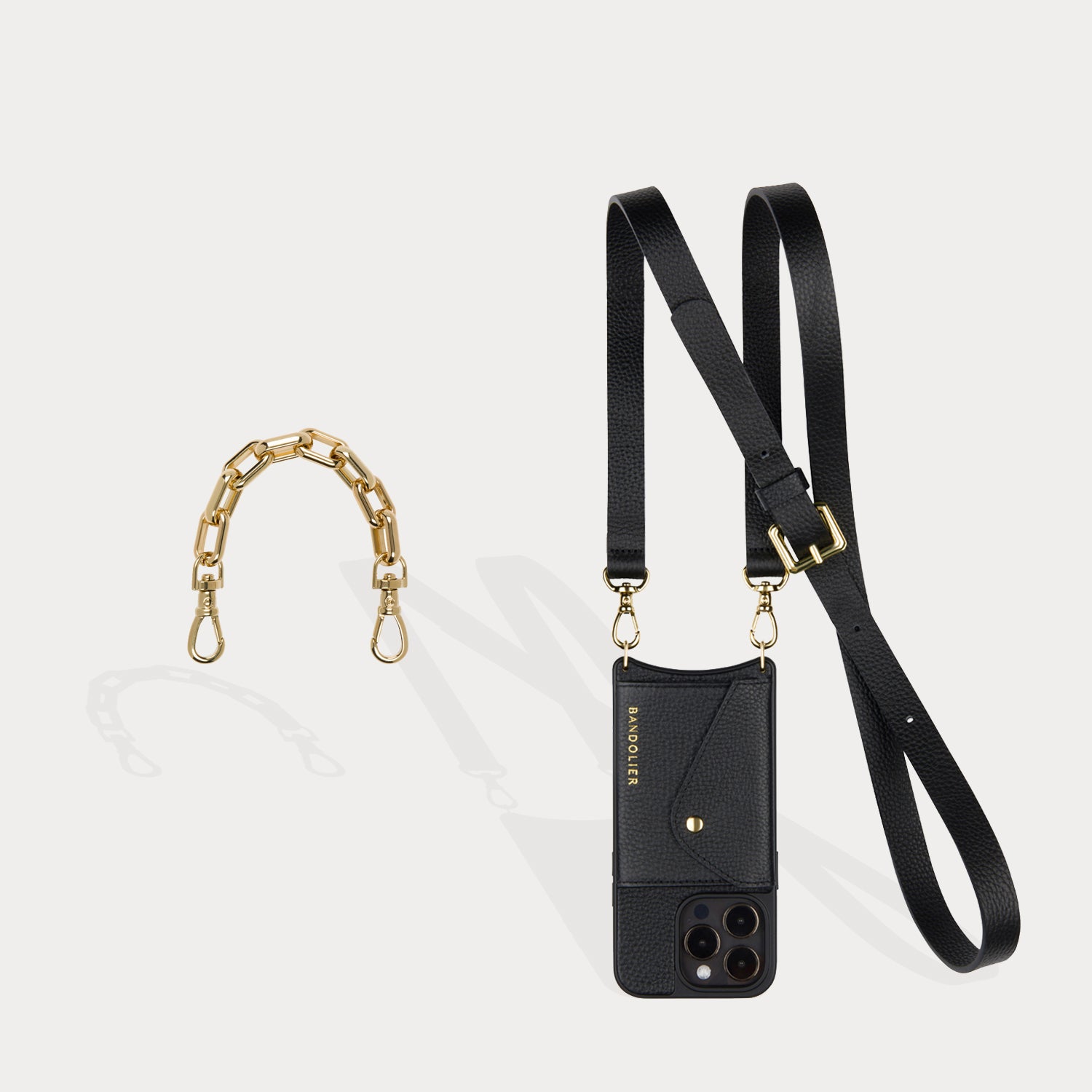 Hailey + Astrid Set - Black/Gold