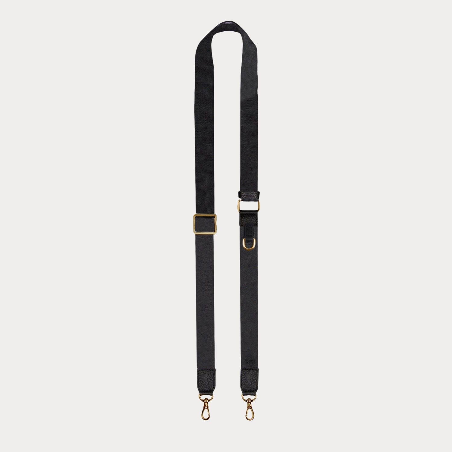 Bonnie Strap Only in Black/Gold | Genuine Leather | Bandolier Style