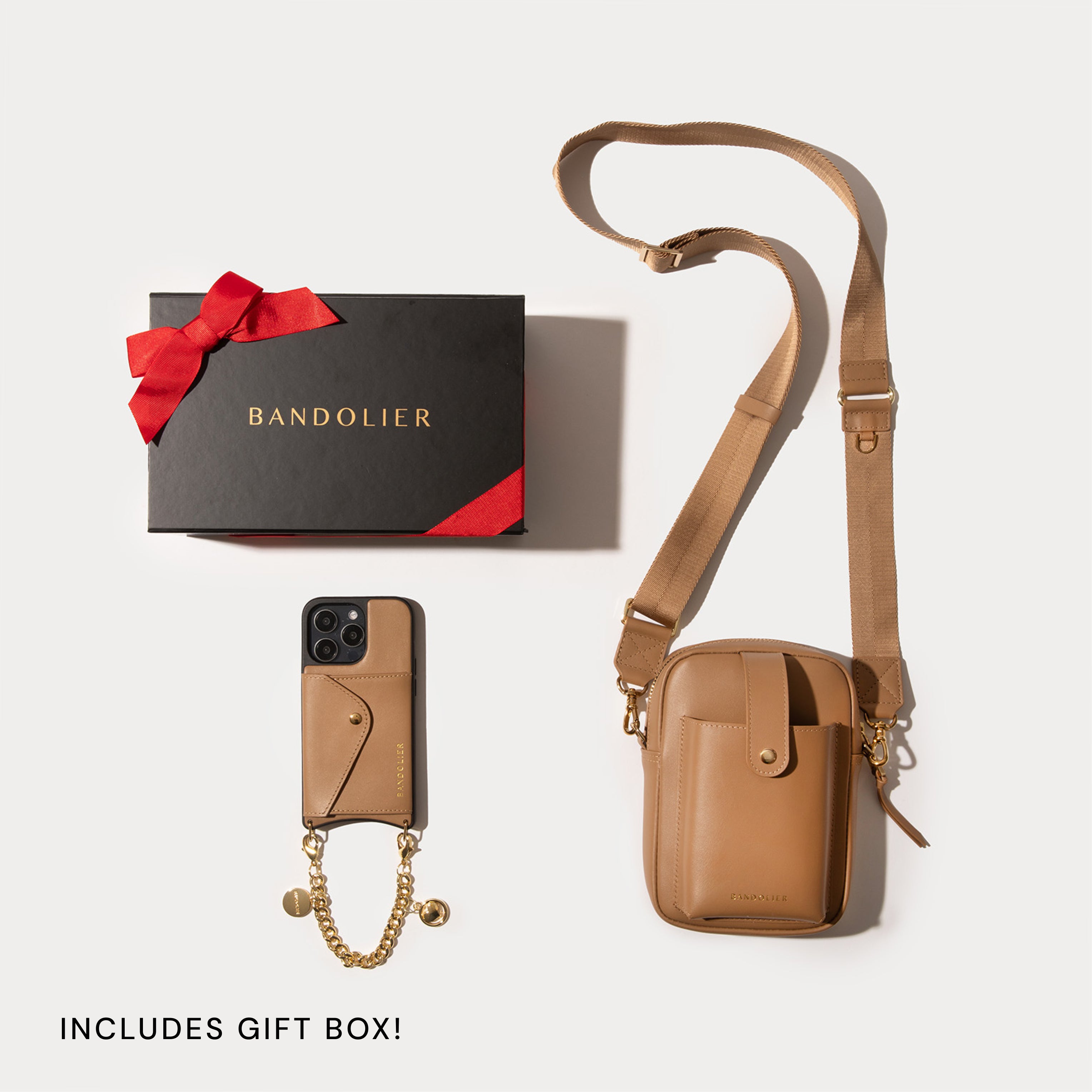 Dillon Gift Set - Tan/Gold