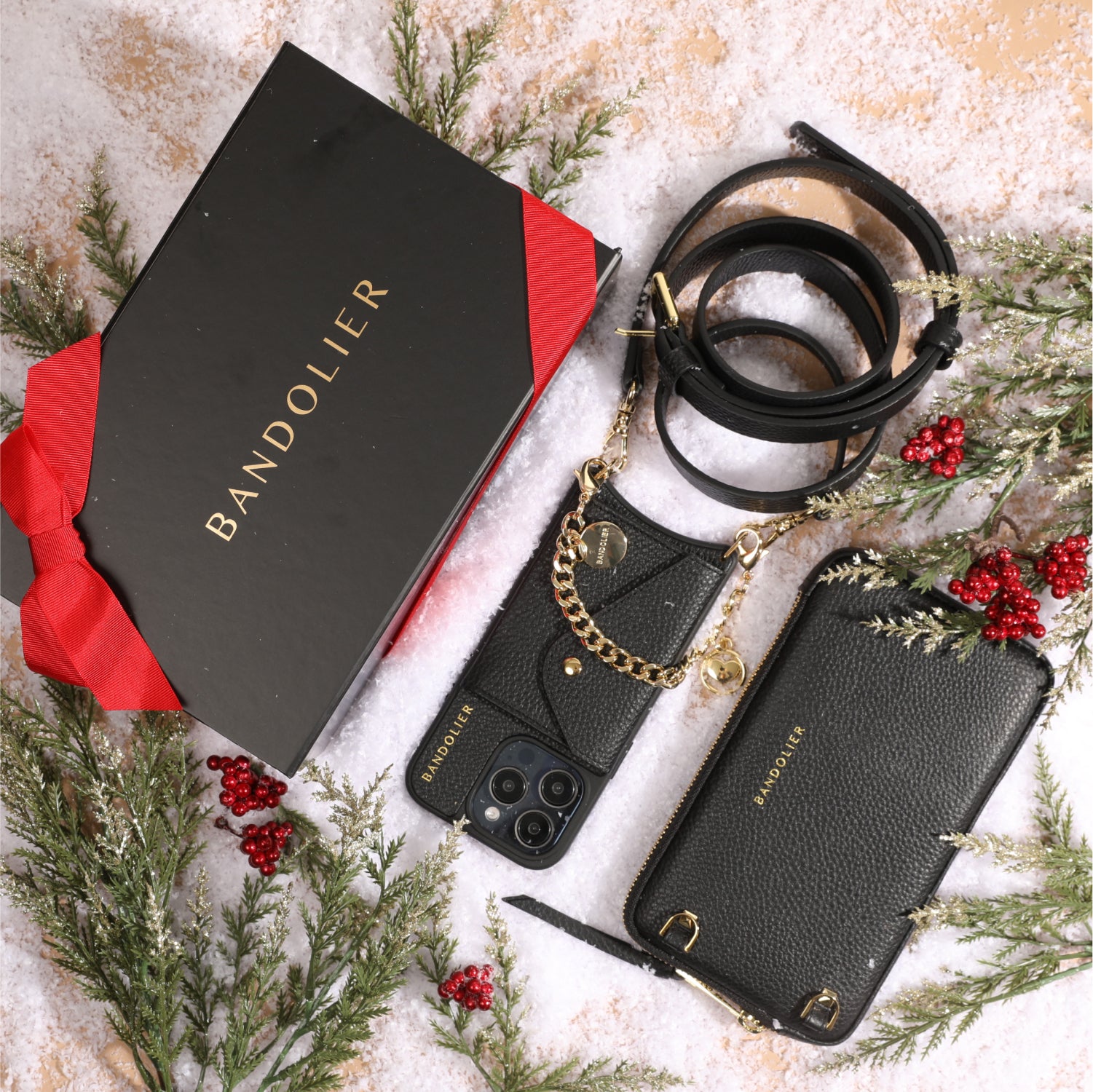 Hailey Gift Set - Black/Gold