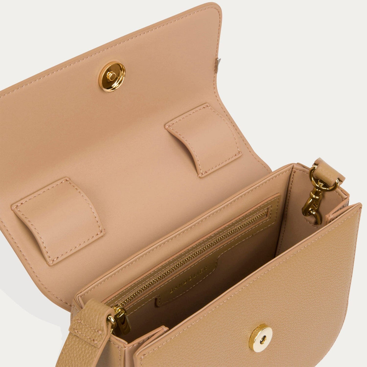Beige Lana Curved Shoulder Bag - CHARLES & KEITH US