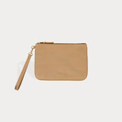 Wristlet Clutch - Tan/Gold Bags Bandolier 