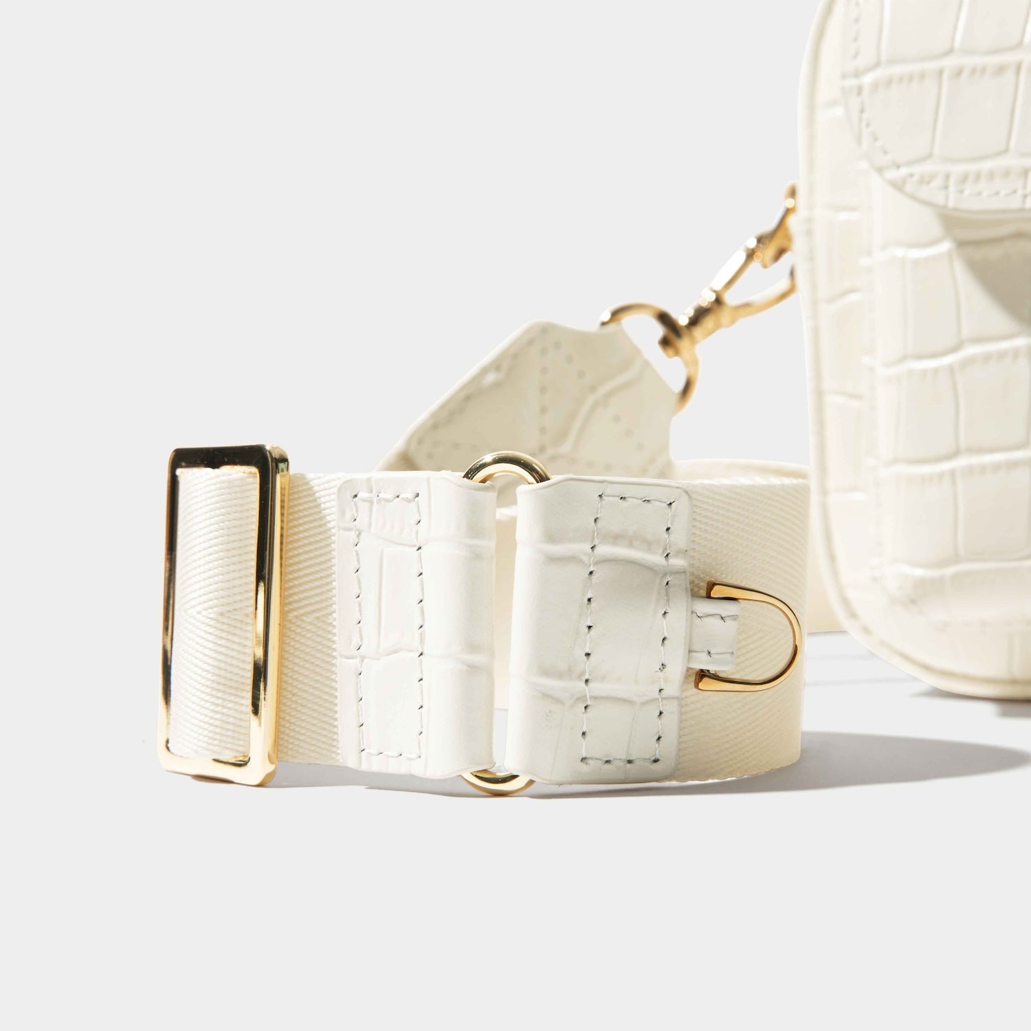 Miller Bag - Ivory Croc/Gold