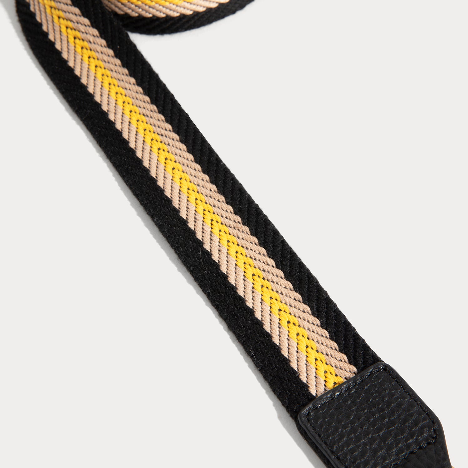 Olivia Strap Only - Black/Yellow/Gold