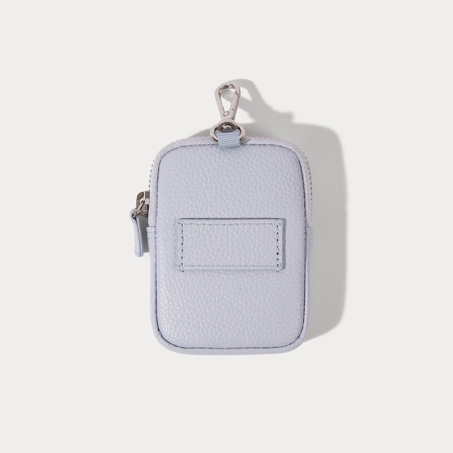 Mini Zip Pouch - Pastel Periwinkle/Silver