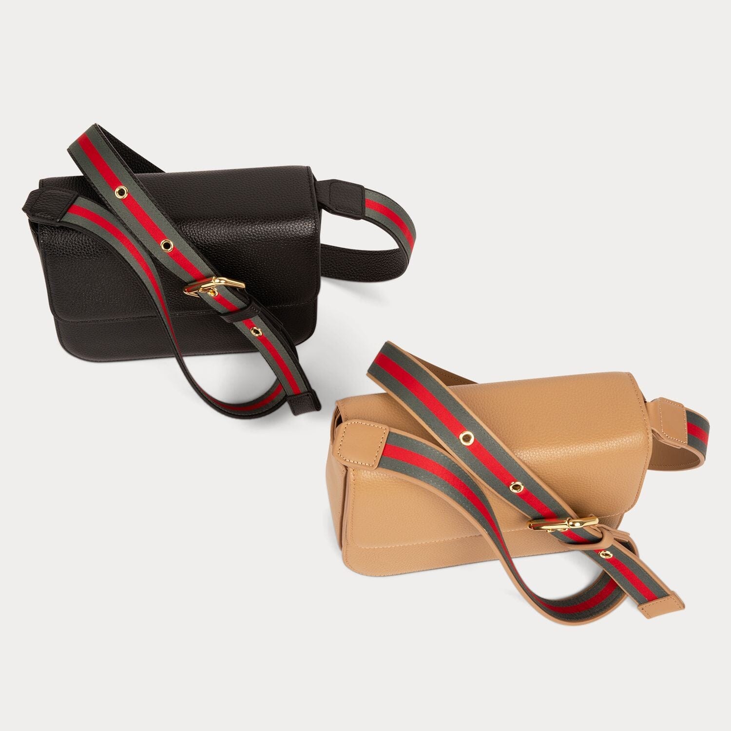 Crossbody Bag + Kimberly Strap - Tan/Gold pack Bandolier 