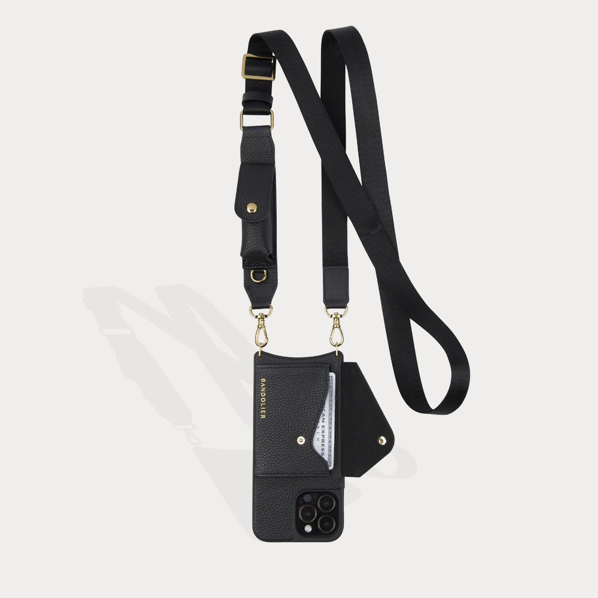 Holstere Utility Strap with Zipper Lipstick Pouch and Length