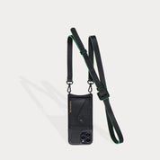 Jill Side Slot Crossbody Bandolier - Green/Pewter Bandolier 