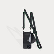 Jill Side Slot Crossbody Bandolier - Green/Pewter Bandolier 