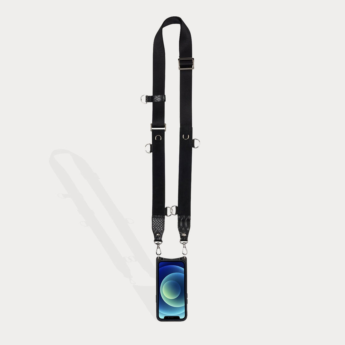 Hortory classic leather iPhone case with lanyard and card holder crossbody  phone case for iphone 11 12 13 14 15 Pro max