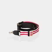 Skye Crossbody Strap - White/Red/Gold Accessories Bandolier 