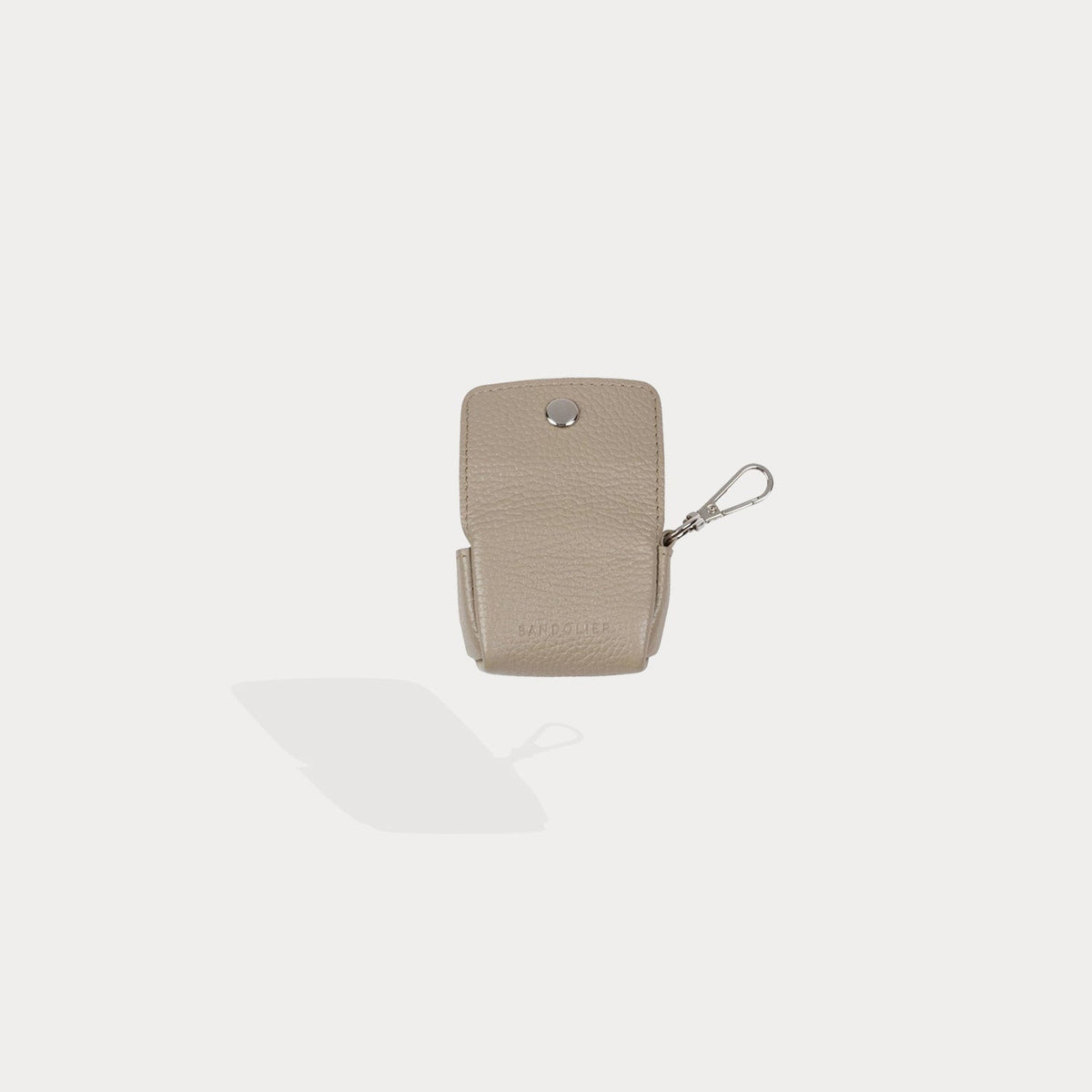 Avery AirPods Clip-On Pouch - Dark Taupe/Silver – Bandolier