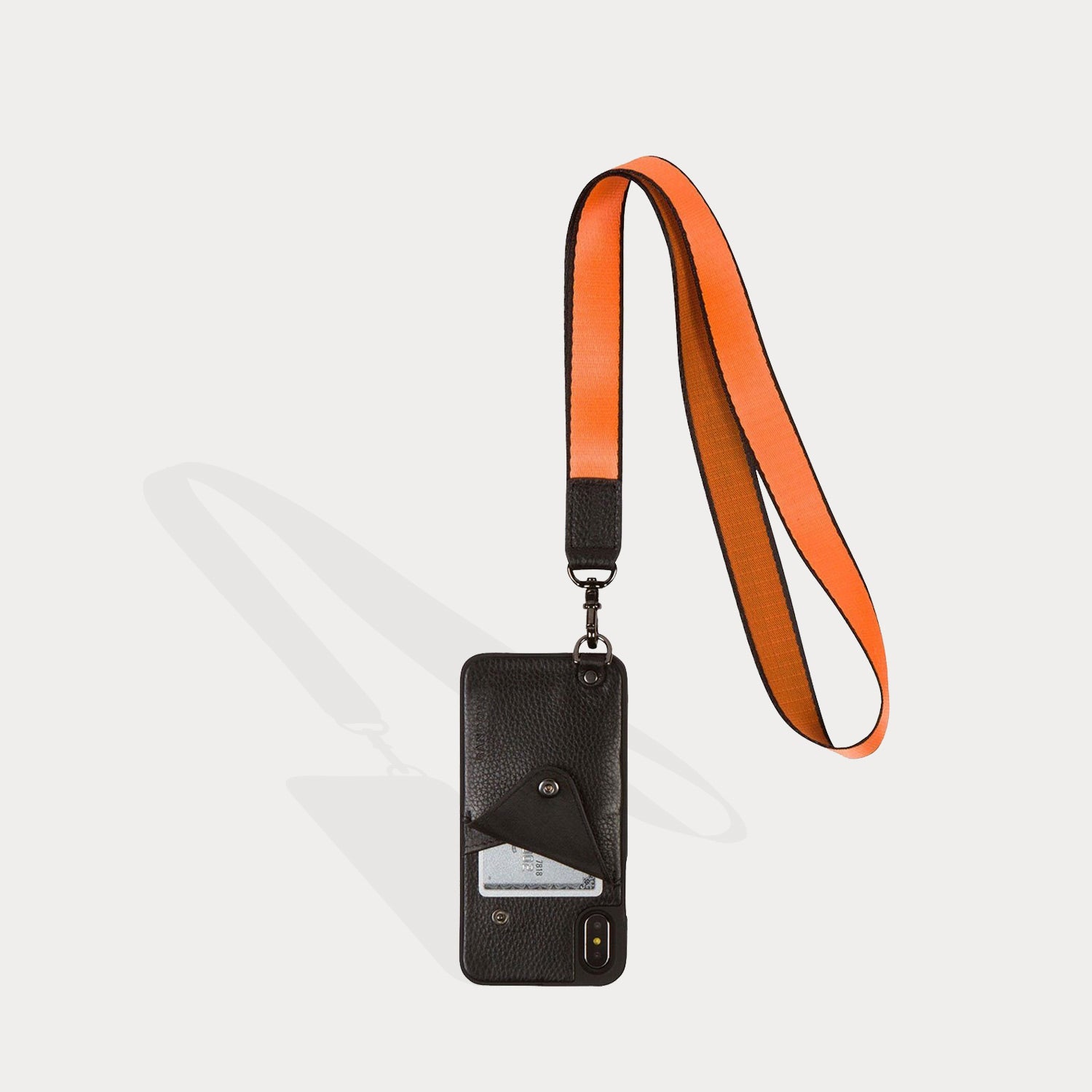 Ryder Wallet Lanyard - Orange/ Pewter Mens Bandolier 