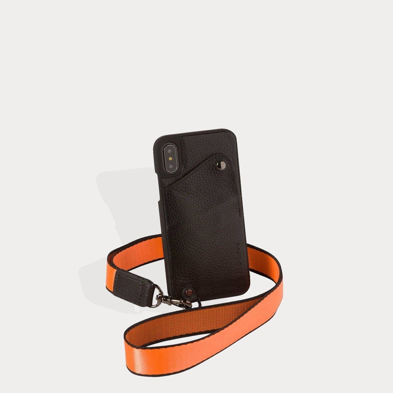 Ryder Wallet Lanyard - Orange/ Pewter Mens Bandolier 