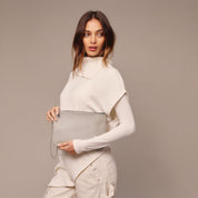 Wristlet Clutch - Greige/Silver Bags Bandolier 