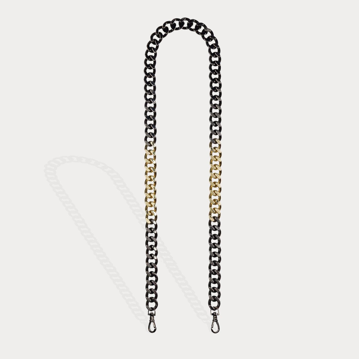 Lola Necklace Strap Only - Black/Gold – Bandolier