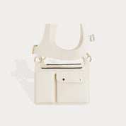 Simone Vest- Ivory/Gold Pouch Pouch 