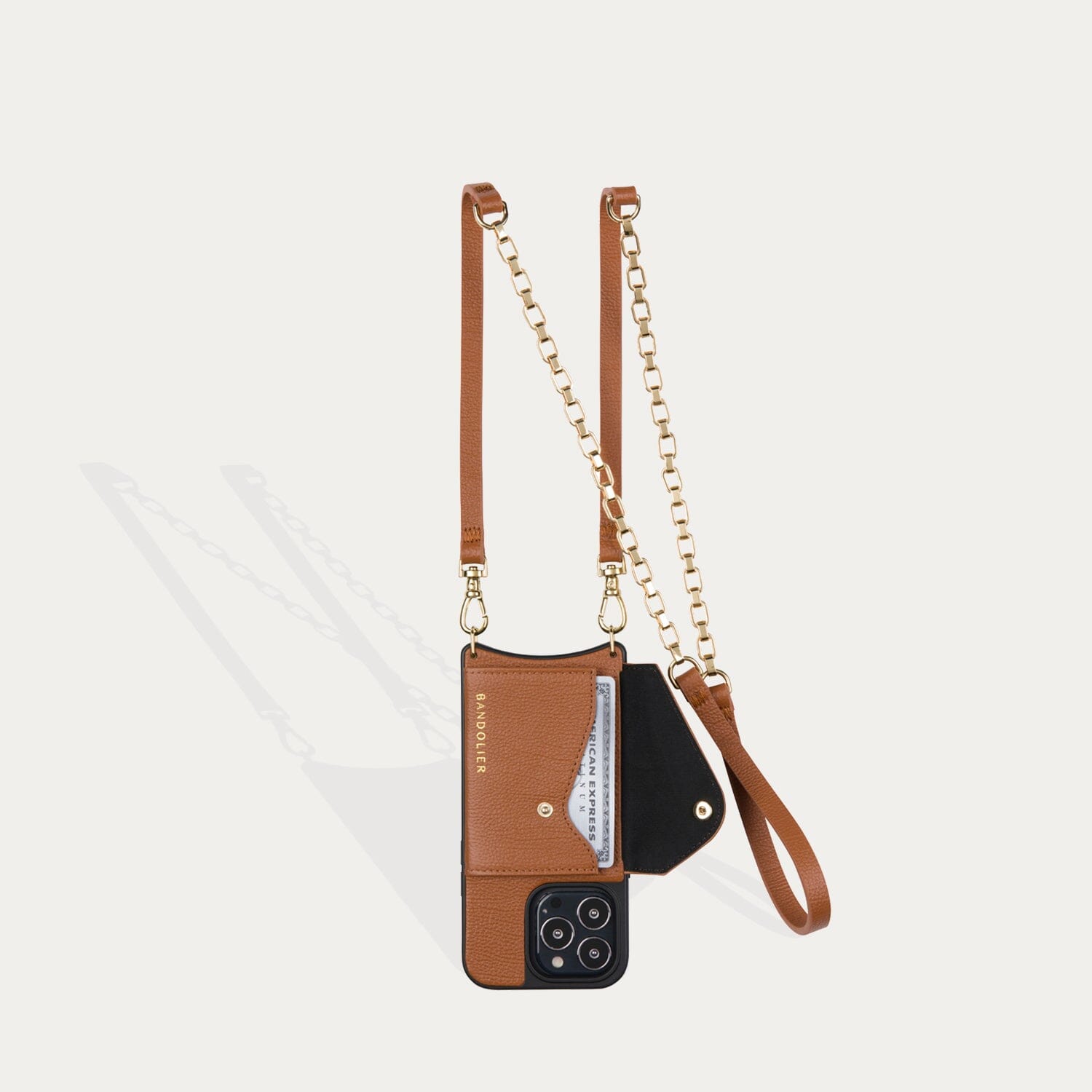 Lena Side Slot Crossbody Bandolier - Sienna/Gold Bandolier Bandolier 