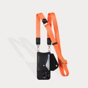 Bobby Nylon Adjustable Strap Only - Neon Orange/Silver Accessories Bandolier 