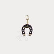 Horseshoe Charm - Black/Gold Accessories Bandolier 