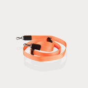 Bobby Nylon Adjustable Strap Only - Neon Orange/Silver Accessories Bandolier 