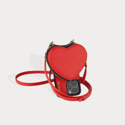 Willa Heart Pouch Bandolier - Red/Gold Bandolier 