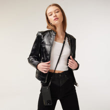 Emma Pebble Leather Adjustable Strap - Black/Gold – Bandolier
